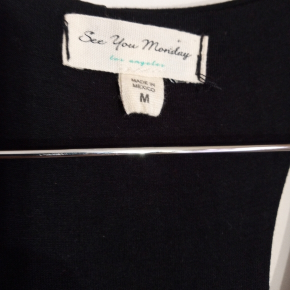 See you Monday racer tank bodycon dress women's size medium - Picture 4 of 9